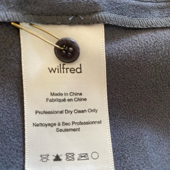 Aritzia Wilfred Ultrasuede Octave Crop Size L - Picture 7 of 9